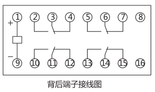 BS-30時間繼電器內(nèi)部接線及外引接線圖片